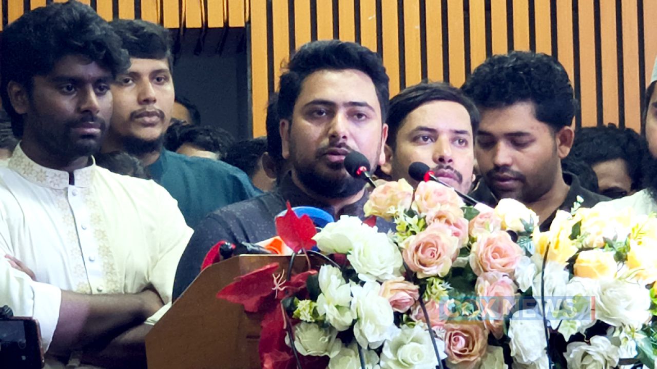 ভারত–আমেরিকার আধিপত্য মেনে নেব না: নাহিদ ইসলাম