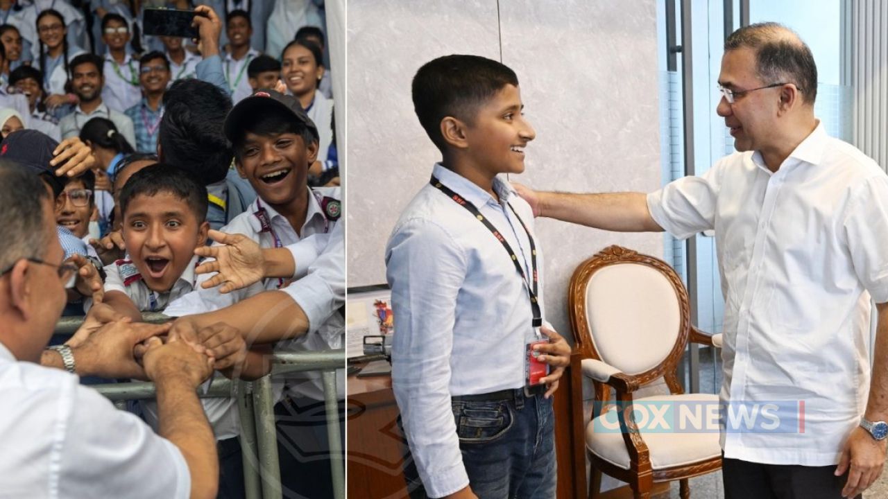 প্রধানমন্ত্রীর সঙ্গে হাসিতে মন জয় করা মাইলস্টোনে বোন হারানো সেই তাহসিনের সাক্ষাৎ