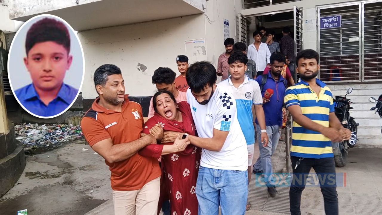 মোটরসাইকেল দুর্ঘটনায় স্কুলছাত্র নিহত, দুই বন্ধু আহত