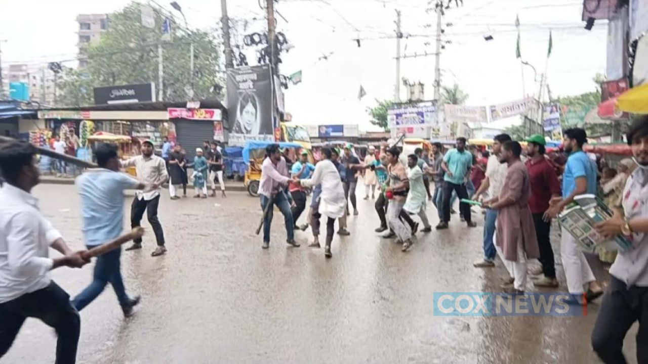 জুলাই গণঅভ্যুত্থান দিবস উপলক্ষে এক সভায় বক্তব্য দেওয়াকে কেন্দ্র করে নারায়ণগঞ্জে ছাত্রদল-শিবির সংর্ঘষ, আহত ৫