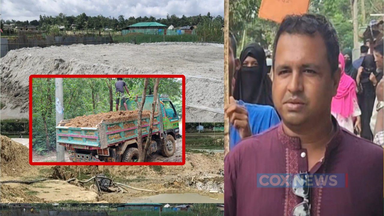উখিয়ায় ড্রেজারে বালু উত্তোলনের অভিযোগ, জয়নাল উদ্দিনকে ঘিরে প্রশ্ন - প্রশাসনের ভূমিকা নিয়ে আলোচনা