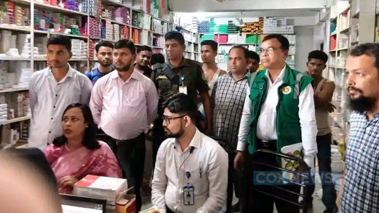 কুতুপালং বাজারে মোবাইল কোর্ট: তিন প্রতিষ্ঠানকে ১ লাখ ১০ হাজার টাকা জরিমানা